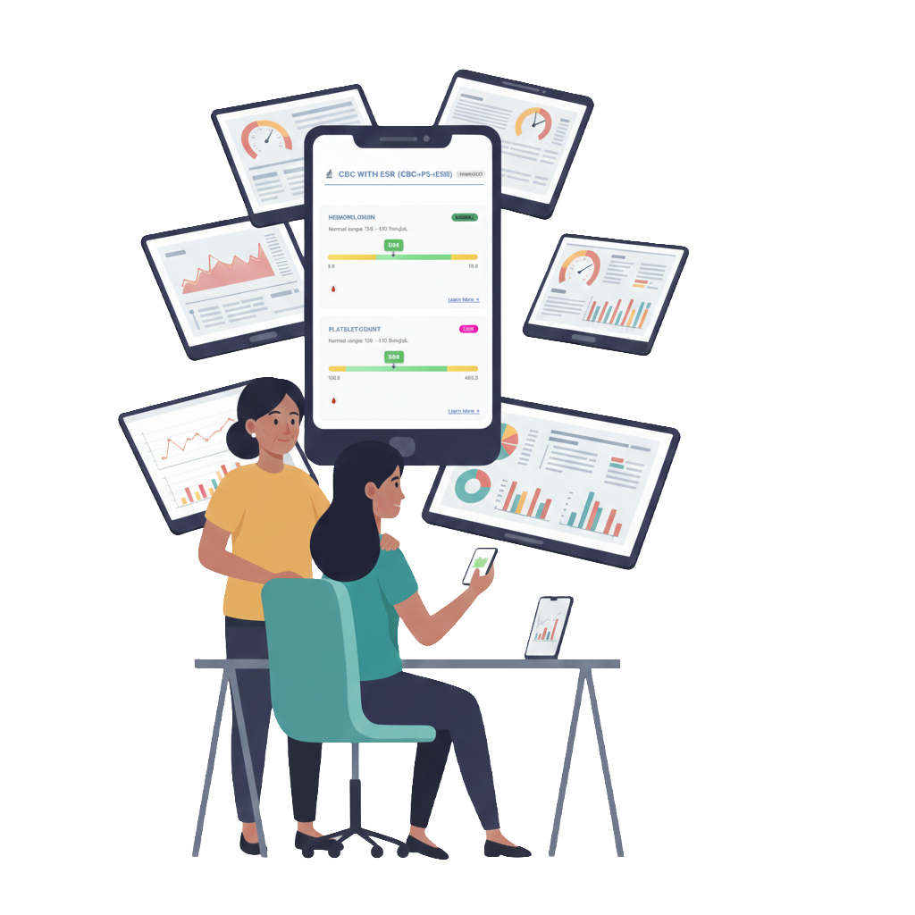 LivoRx longitudinal lab result trends and health analytics